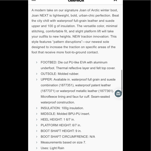 NWT SOREL Joan of Arctic Next Faux Fur Snow Boot - Picture 11 of 11